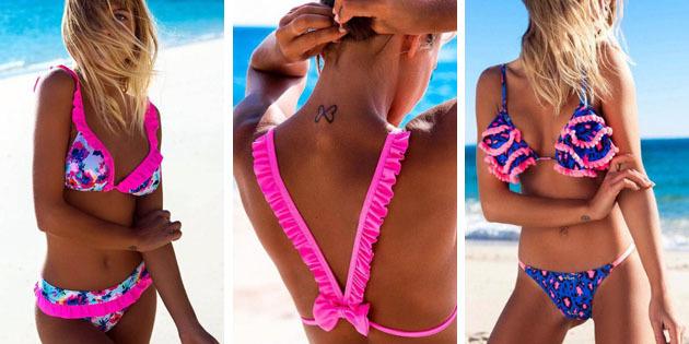 Piękne stroje kąpielowe: Bikini Neon