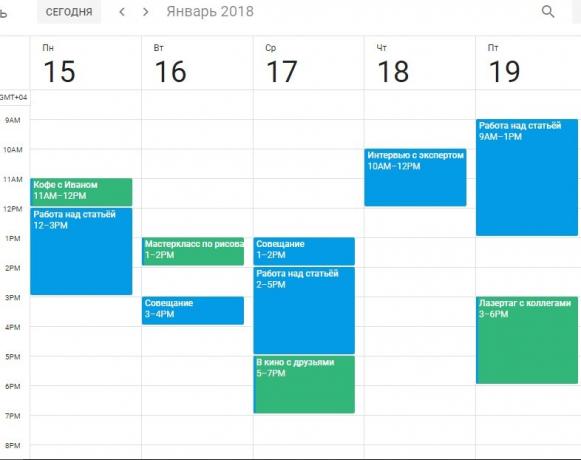 Zarządzanie czasem z kalendarza