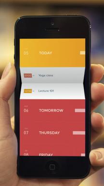Peek Kalendarz - kalendarz proste dla iOS z bardzo interesujących cech