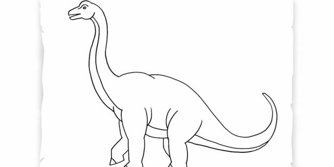 Jak narysować brachiozaura