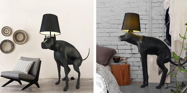 Lampa podłogowa „Pies dla biznesu”