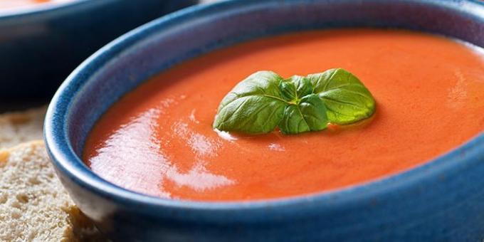 Recepty zupy krem: Krem z pomidorów