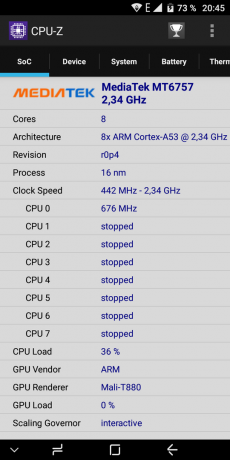 UMIDIGI S2. CPU Z1