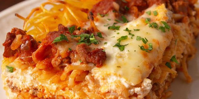 Najlepsze dania z wołowiny: lasagne spaghetti z wołowiny