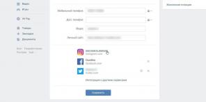 Jak powiązać Instagram na Facebooku, „VKontakte”