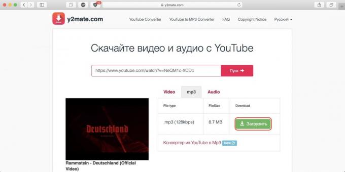 Jak pobierać muzykę z YouTube za pośrednictwem usługi online y2mate