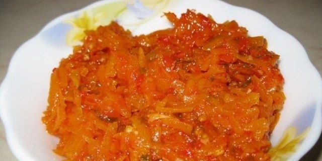 Jak przygotować się do zimy marchew Sałatka z marchwi, pomidorów i papryki