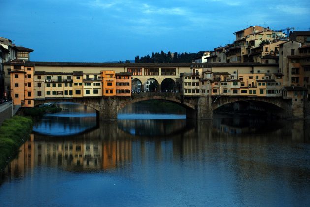 piękne mosty: Ponte Vecchio, Włochy