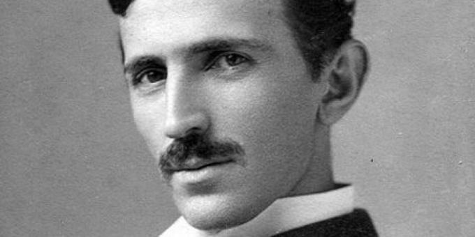 Nikola Tesla jako młody człowiek
