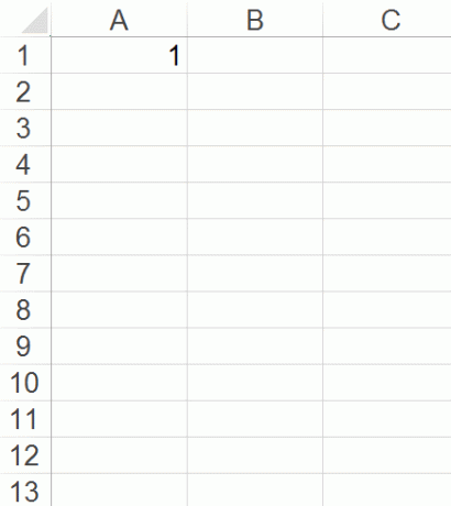 numery autouzupełniania w programie Excel