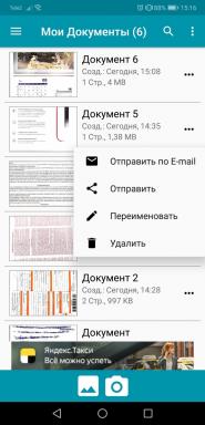 Notebloc - wygodnie komory skanowania dokumentu przez smartfon