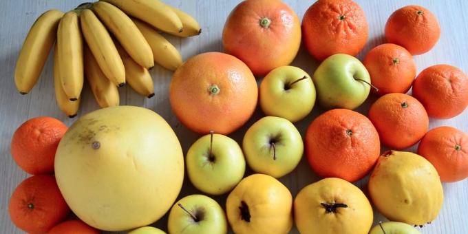 Bukiet owoców z własnych rąk: wybrać owoce
