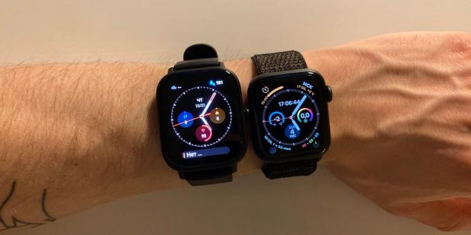 Amazfit GTS: Porównanie z Apple Watch
