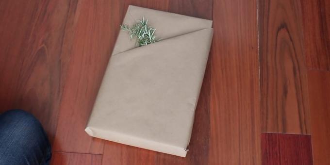 Jak zapakować prezent dla kieszeni prostokątnej