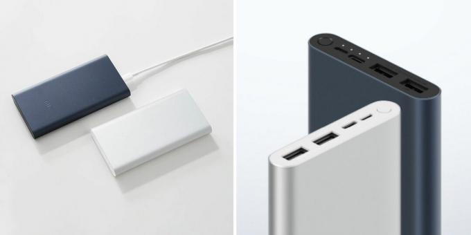 Powerbank z czterema złączami Xiaomi