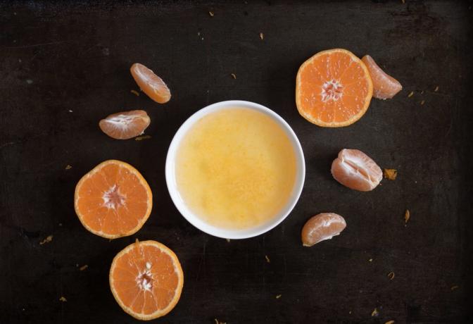 babeczki tangerine: mandarynkę