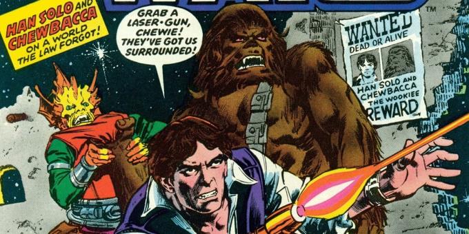 George Lucas: rozpoczęła serię komiksu Marvela, a rynek wszedł skrypt literacką przed wydaniem filmu, zaadaptowany z książki
