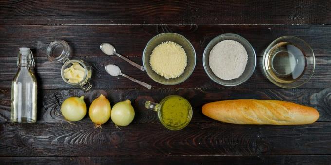 Jak przygotować Francuska zupa cebulowa Składniki:
