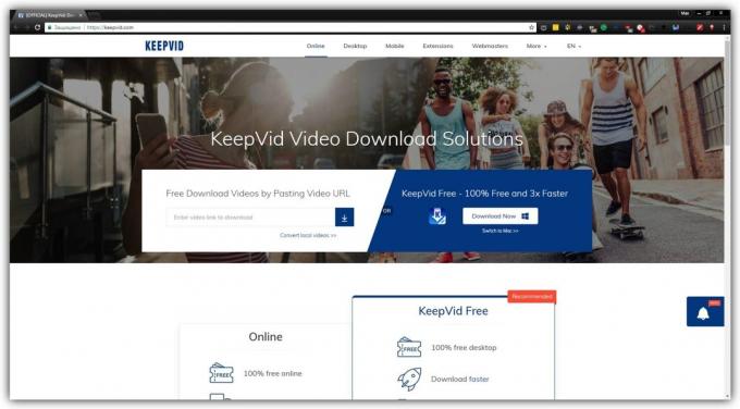 Jak pobierać filmy bez programowania: KeepVid