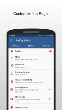 Szybko Switch - dogodnym menu do zarządzania smartfon z jednej strony