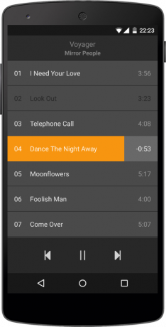 Mieszanki dla Androida - pełna minimalistyczny odtwarzacz muzyczny