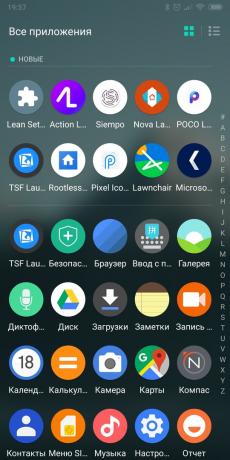 Launcher dla Androida: Evie Launcher (wszystkie aplikacje)