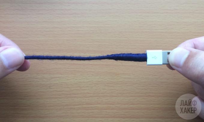 Jak naprawić błyskawicy kabla: sprawdzić gęstość