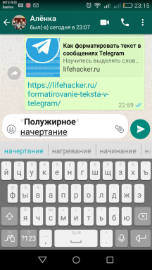 Jak sformatować wiadomości tekstowych w WhatsApp