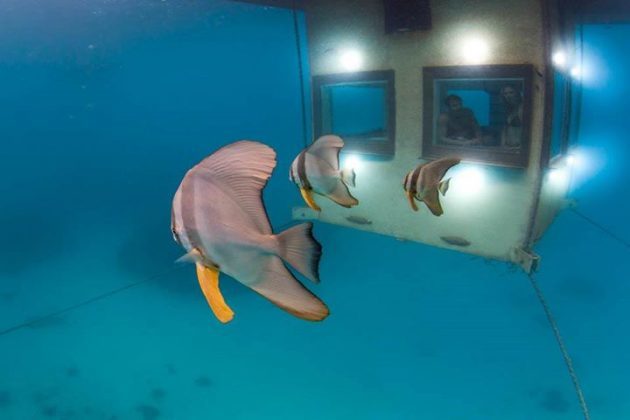Podwodny hotel room Manta Resort