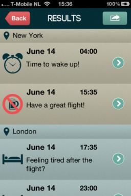 A my znowu walczyć z jet lag za pomocą bezpłatnej aplikacji dla iPhone