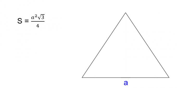Jak znaleźć pole trójkąta równobocznego