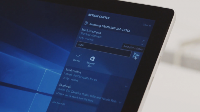 Synchronizacja powiadomień telefon do komputera z systemem Windows 10 Anniversary Aktualizacji