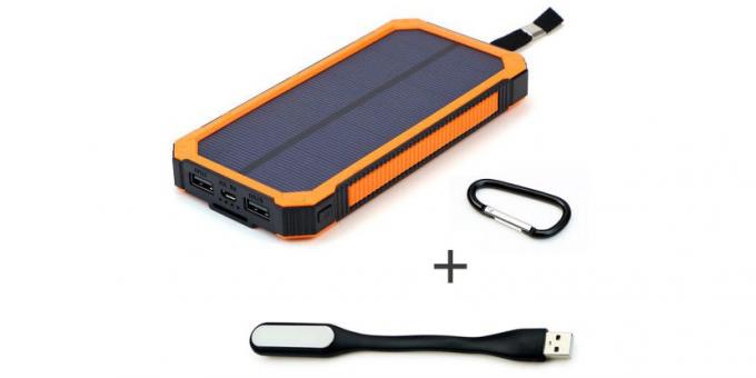 Zewnętrzna bateria z baterią słoneczną