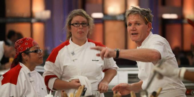 reality show: kadr z programu „Hell's Kitchen”