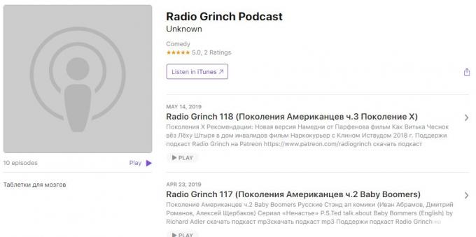 Ciekawe podcasty: Radio Grinch
