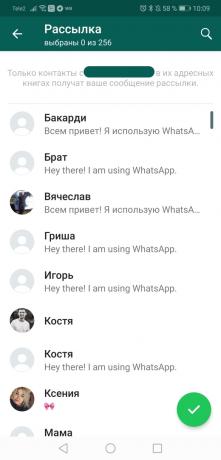 Porady dla WhatsApp: Wybierz Kontakt