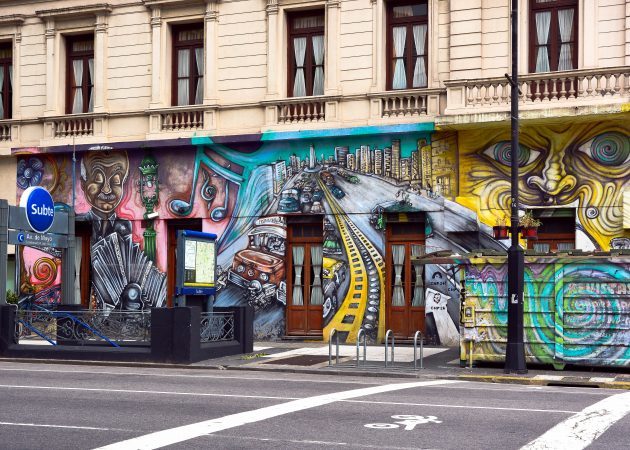 wizyta Argentyna graffiti