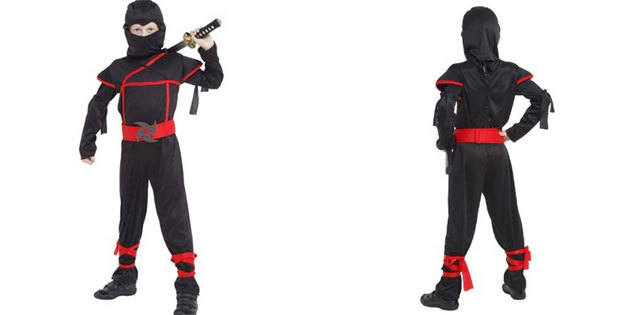 Ninja kostium na Halloween