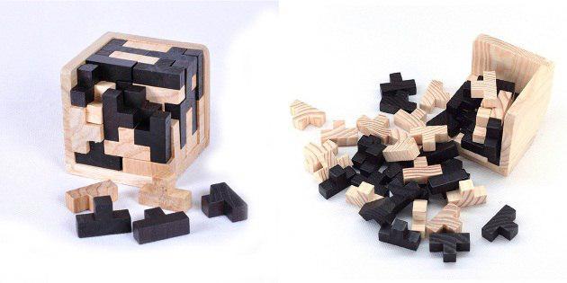 drewniane puzzle