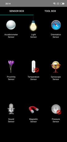 Przegląd Xiaomi redmi Nota 6 Pro: Czujniki