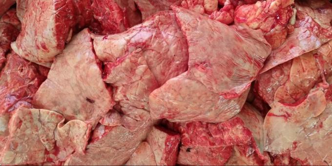 Jak gotować płuco wołowe: schłodzone płuco wołowe