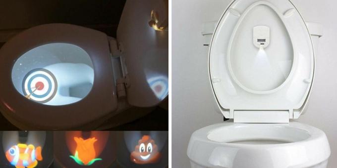 niezwykłe gadżety: lampki toaletowe