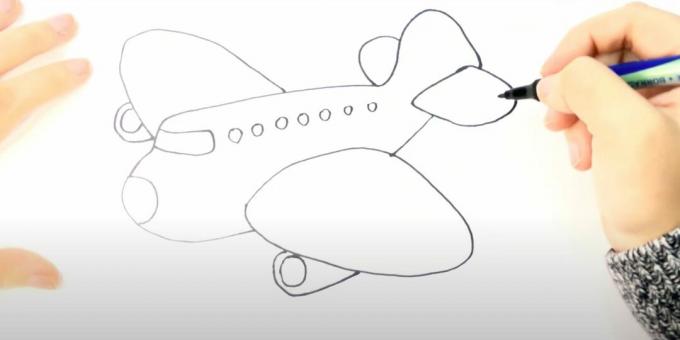 Jak narysować samolot: rysowanie samolotu za pomocą markera