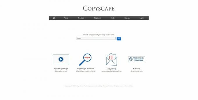 Sprawdź tekst pod kątem wyjątkowości w Internecie: Copyscape