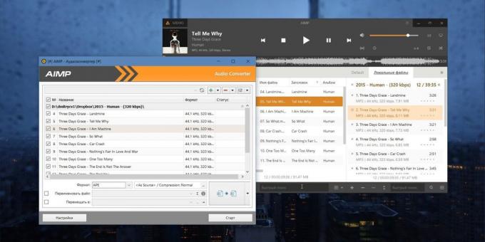 Audio Converter dla Windows, MacOS i Linux: AIMP