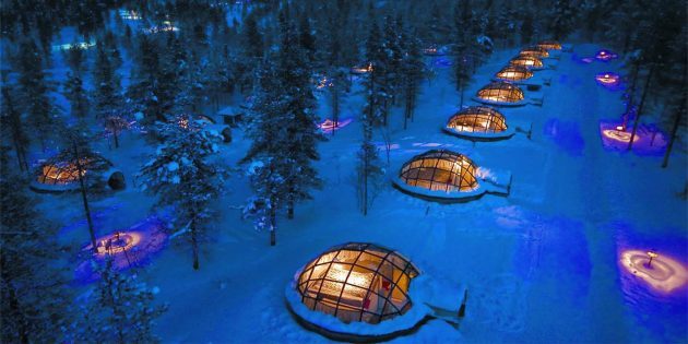 Hotel domy z Eskimosów, Finlandia