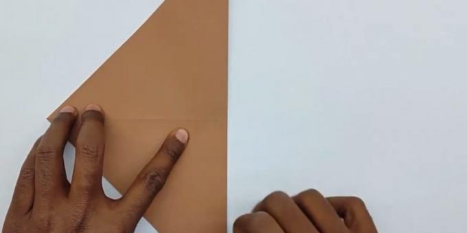 jak zrobić krotny kwadrat papieru koperty