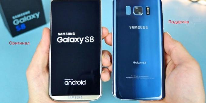Oryginalne i fałszywe smartfony od Samsunga