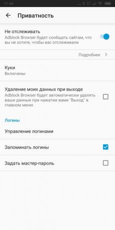 Private Browser dla Androida: Adblock Browser