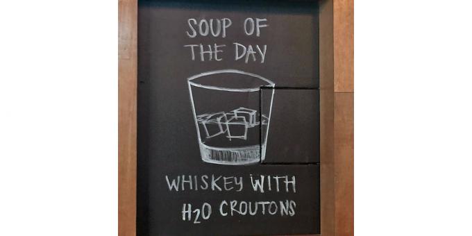 Bary i restauracje: zupa dnia z whisky